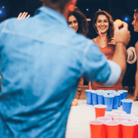 Game of beer pong